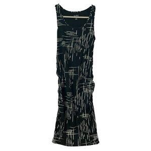 Isabel Maternity Women’s Black Scoop Neck Sleeveless Midi Dress  Sz‎ S